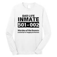 Dad Life Prisoner Inmate Funny Jail Halloween Costume Long Sleeve Shirt