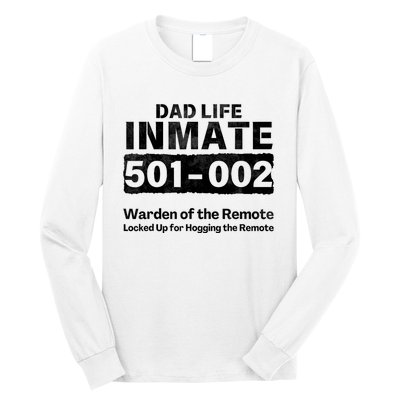 Dad Life Prisoner Inmate Funny Jail Halloween Costume Long Sleeve Shirt