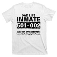 Dad Life Prisoner Inmate Funny Jail Halloween Costume T-Shirt