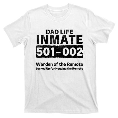 Dad Life Prisoner Inmate Funny Jail Halloween Costume T-Shirt