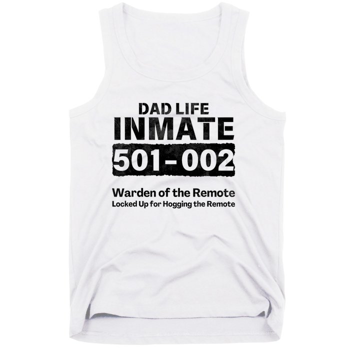 Dad Life Prisoner Inmate Funny Jail Halloween Costume Tank Top