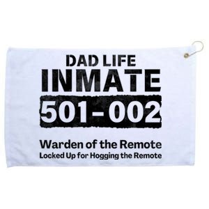 Dad Life Prisoner Inmate Funny Jail Halloween Costume Grommeted Golf Towel