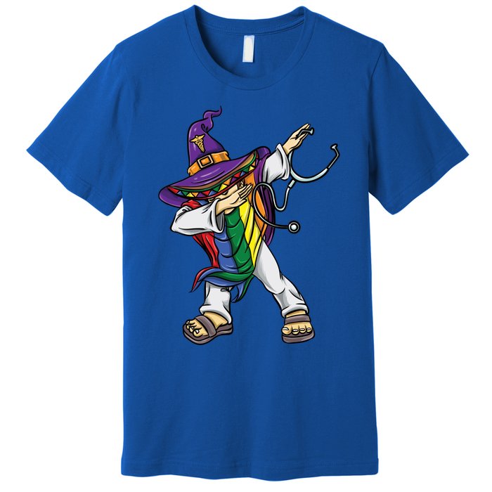 Dabbing Lgbt Poncho Nurse Halloween Meaningful Gift Premium T-Shirt