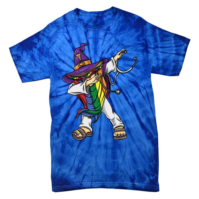 Dabbing Lgbt Poncho Nurse Halloween Meaningful Gift Tie-Dye T-Shirt