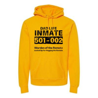 Dad Life Prisoner Inmate Jail Halloween Costume Premium Hoodie