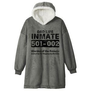 Dad Life Prisoner Inmate Jail Halloween Costume Hooded Wearable Blanket