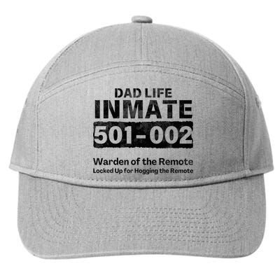 Dad Life Prisoner Inmate Jail Halloween Costume 7-Panel Snapback Hat