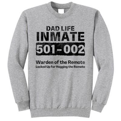 Dad Life Prisoner Inmate Jail Halloween Costume Tall Sweatshirt