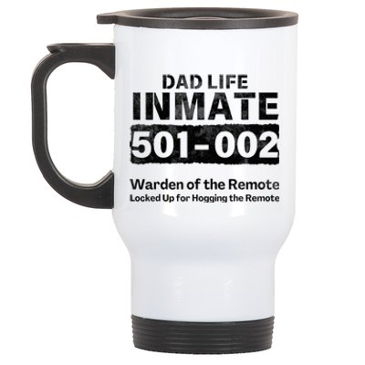 Dad Life Prisoner Inmate Jail Halloween Costume Stainless Steel Travel Mug