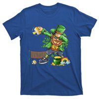 Dabbing Leprechaun Playing Volleyball Patrick Day Shamrock Cute Gift T-Shirt