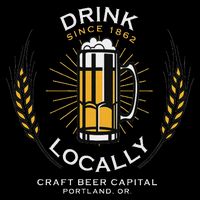 Drink Locally Portland Or Craft Beer Brewery Sustainable Bucket Hat