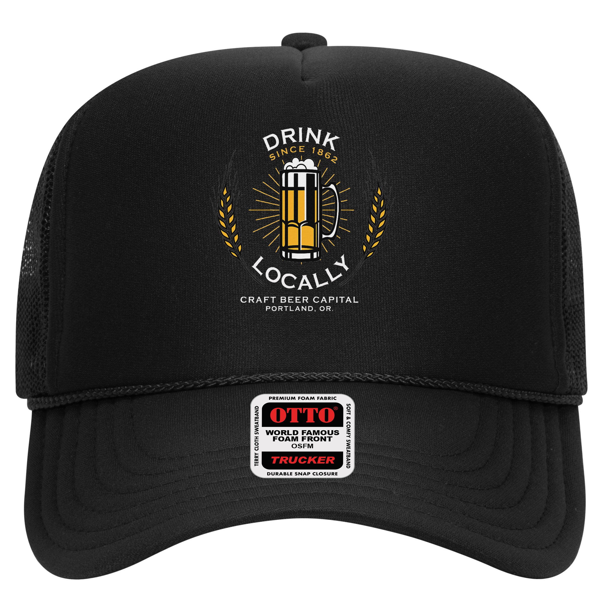 Drink Locally Portland Or Craft Beer Brewery Hat