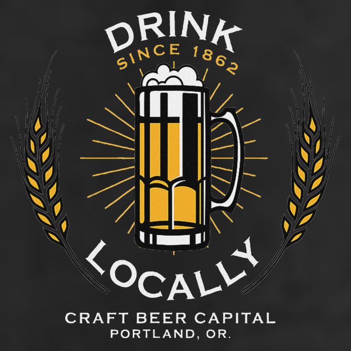 Drink Locally Portland Or Craft Beer Brewery Hat