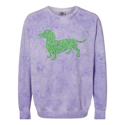 Dog Lucky Patrick Day Colorblast Crewneck Sweatshirt