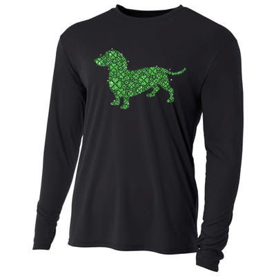 Dog Lucky Patrick Day Cooling Performance Long Sleeve Crew