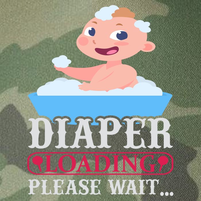 Diaper Loading Please Wait Legacy Tie Dye Trucker Hat