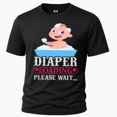 Diaper Loading Please Wait Performance Shirt