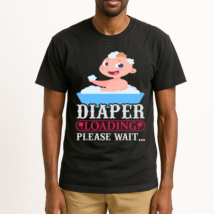 Diaper Loading Please Wait Tall T-Shirt