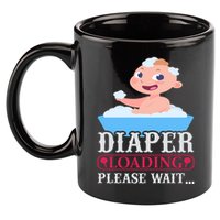 Diaper Loading Please Wait 11oz C Handle Ceramic Mug