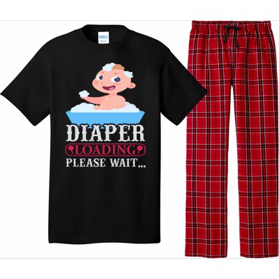 Diaper Loading Please Wait Pajama Set