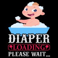 Diaper Loading Please Wait Flatbill Hat
