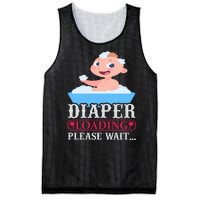 Diaper Loading Please Wait Mesh Reversible Basketball Jersey Tank