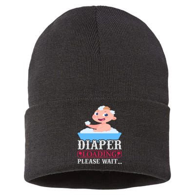 Diaper Loading Please Wait Sustainable Knit Beanie