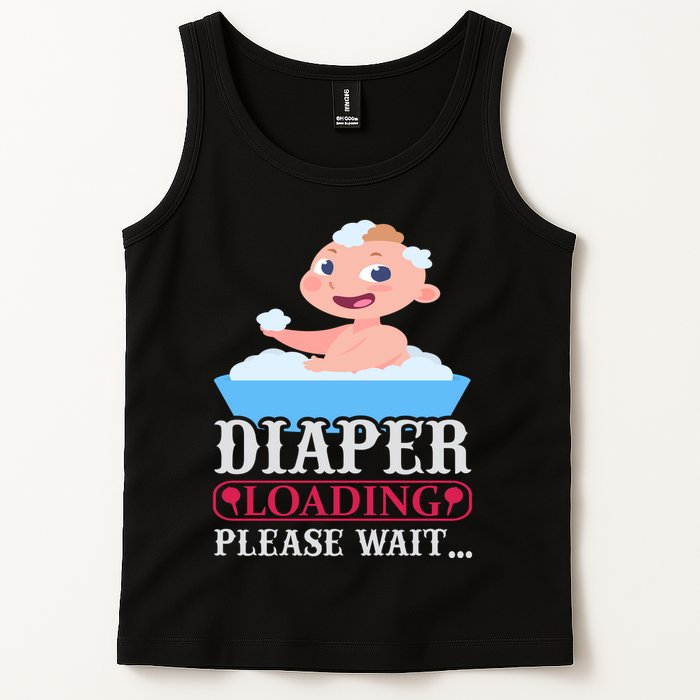 Diaper Loading Please Wait Tank Top