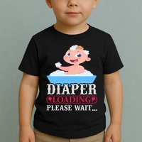 Diaper Loading Please Wait Toddler T-Shirt