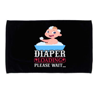 Diaper Loading Please Wait Microfiber Hand Towel