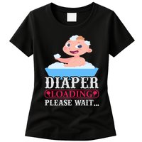 Diaper Loading Please Wait Womens T-Shirt