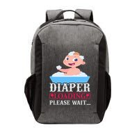 Diaper Loading Please Wait Vector Backpack