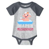 Diaper Loading Please Wait Infant Baby Jersey Bodysuit