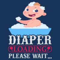 Diaper Loading Please Wait Infant Baby Jersey Bodysuit