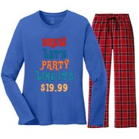 Drew Lets Party Like Its $19.99 Women's Long Sleeve Flannel Pajama Set 