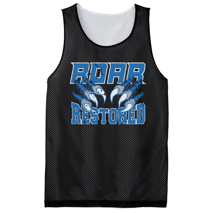 Detroit Lion Roar Restored Mesh Reversible Basketball Jersey Tank