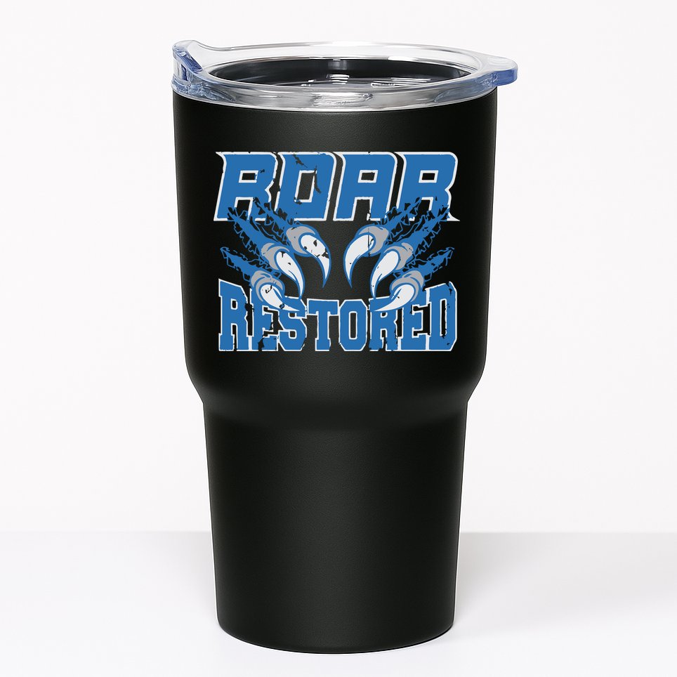 Detroit Lion Roar Restored Tumbler