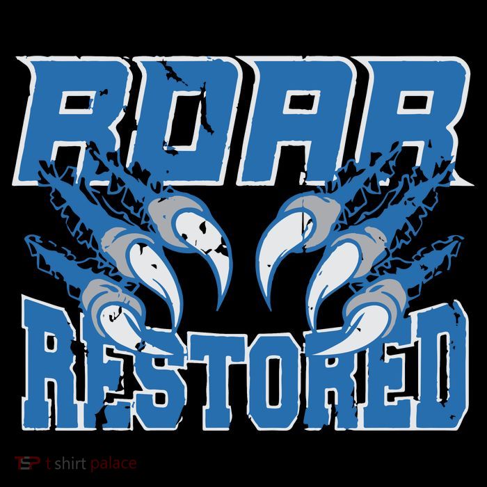 Detroit Lion Roar Restored Baby Bodysuit