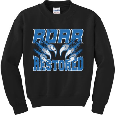 Detroit Lion Roar Restored Kids Sweatshirt
