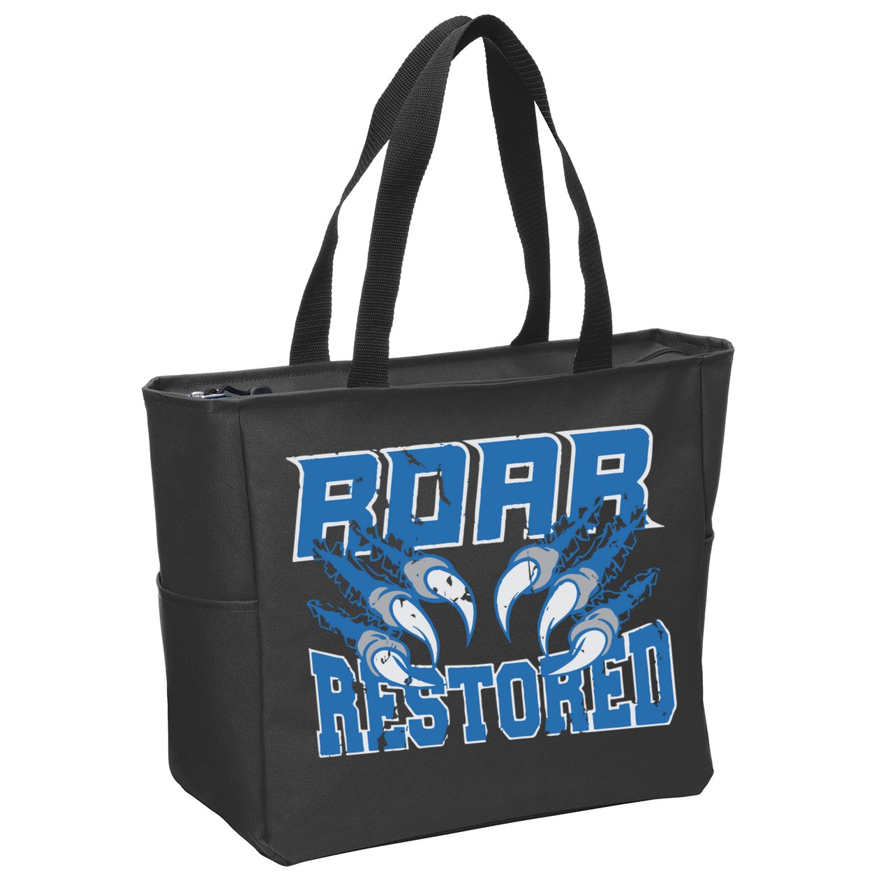 Detroit Lion Roar Restored Zip Tote Bag