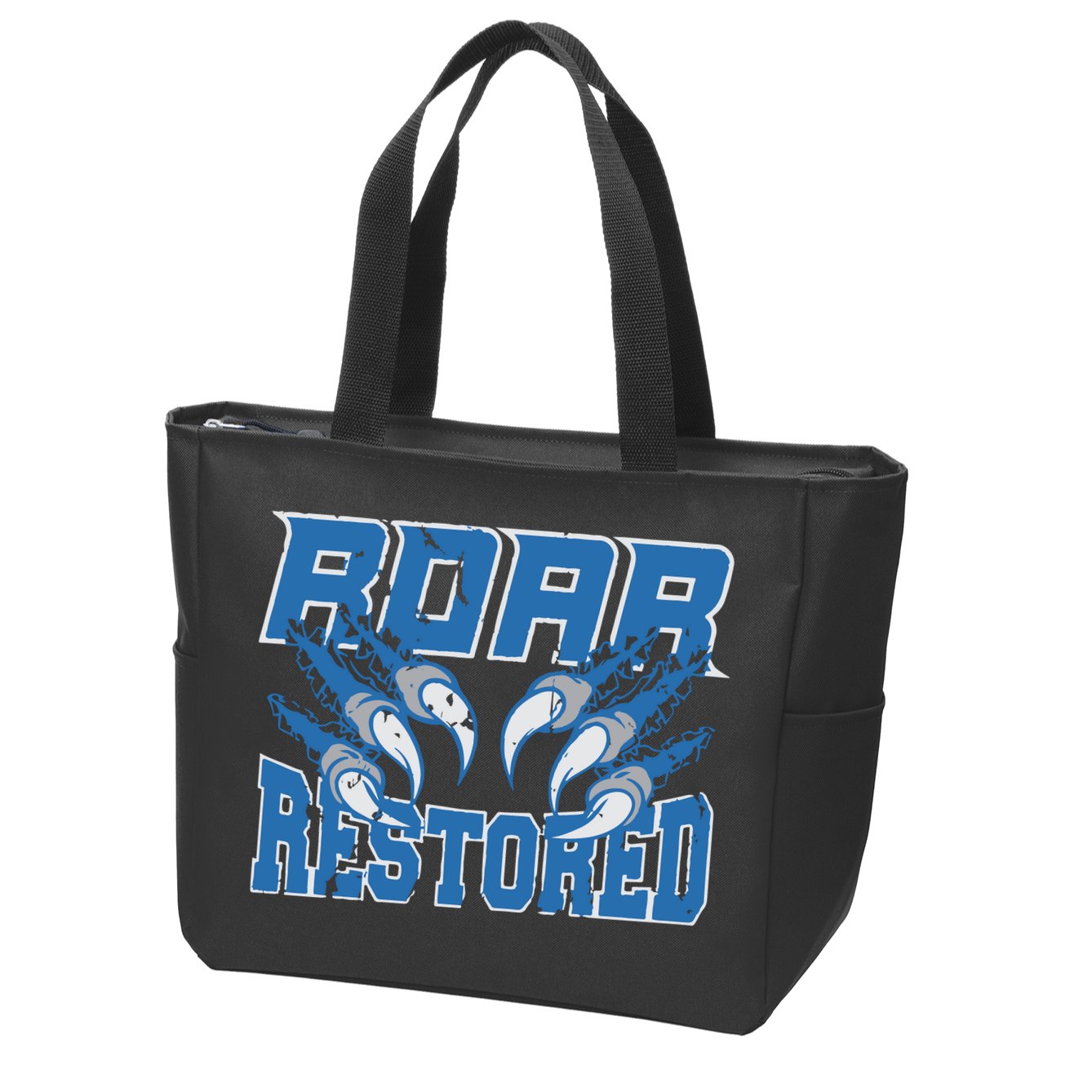Detroit Lion Roar Restored Zip Tote Bag