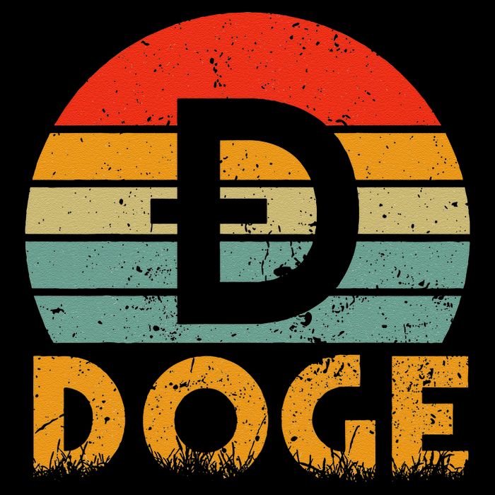 Dogecoin Logo Retro Vintage Dogecoin Hodler Trader Bag