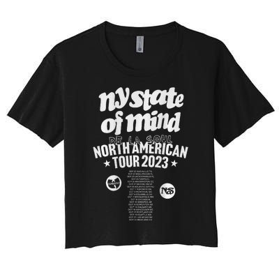 De La Soul Ny State Of Mind Women's Crop Top Tee