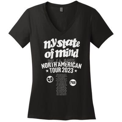 De La Soul Ny State Of Mind Women's V-Neck T-Shirt