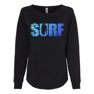 Distressed Look Surfing Gift For Surfers Cute Gift Womens California Wash Sweatshirt