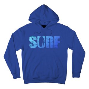 Distressed Look Surfing Gift For Surfers Cute Gift Hoodie