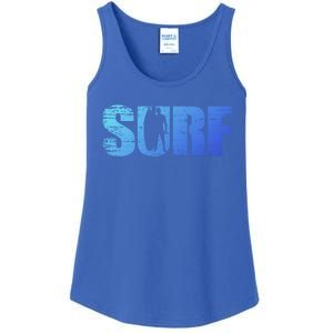 Distressed Look Surfing Gift For Surfers Cute Gift Ladies Essential Tank