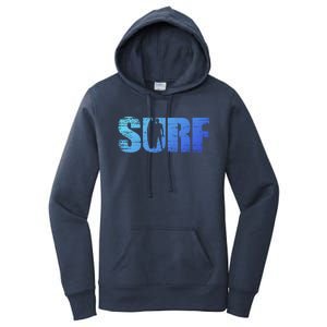 Distressed Look Surfing Gift For Surfers Cute Gift Women's Pullover Hoodie