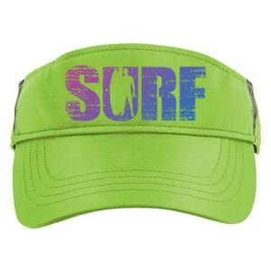 Distressed Look Surfing Gift For Surfers Cute Gift Adult Drive Performance Visor