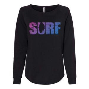 Distressed Look Surfing Gift For Surfers Cute Gift Womens California Wash Sweatshirt